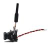 800TVL 4:3 FPV Mini Camera PAL 5.8G 48CH 25mW CMOS 170 Degree AIO LED Light FPV Camera for RC Models view 1