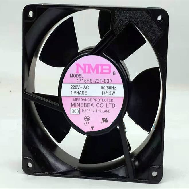 4715PS-22T-B30 Fan AC220V 14/13W 12CM 12012038mm 4715PS-22T-B30-B00