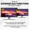 Avico 4x4 Video Matrix HDMI 2.0 | 4K60hz & 1080P Together | ARC | HDR | Dolby Vision | Downscaler | Web GUI | Switcher | Splitter | Home Assistant view 4