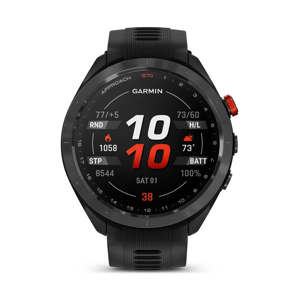 Garmin Approach S70, Premium GPS Golf Smartwatch, 47mm, Black