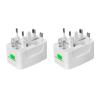 2PCS Adapter, Worldwide Power Conversion Plug 1300W Wall Outlet Power Charger Converter 100 to 240V view 1