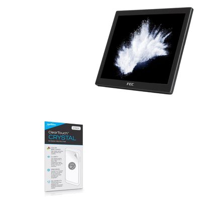 BoxWave Screen Protector Compatible with FEC XM-1015 (15 in) - ClearTouch Crystal (2-Pack), HD Film Skin - Shields from Scratches