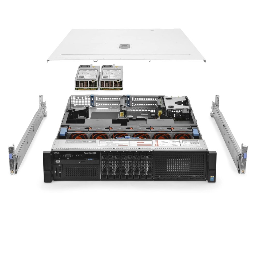 Dell PowerEdge R730 Server 2X E5-2650v3 2.30Ghz 20-Core 192GB RAM 16TB Storage (Renewed)