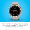 Garmin fnix 7S Pro Sapphire Solar, Multisport GPS Smartwatch, Built-in Flashlight, Solar Charging Capability, Sand view 3