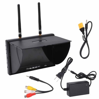 5.8GHz 40Channels 7Inch LCD Screen Receiver Monitor for FPV Drone Quadcopter US Plug 100 240V| | -