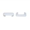 1/2" x 1-3/4" Racetrack Dome Insert for Patio Chair Glide White (32) view 3