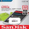 SanDisk Ultra 32GB Micro SD SDHC Memory Flash Card (5 Pack) UHS-I Class 10 SDSQUA4-032G-GN6MN Wholesale Lot Bundle with 5 Plastic Jewel Cases and Everything But Stromboli Card Reader view 2