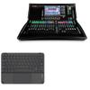 BoxWave Keyboard Compatible with Allen & Heath dLive C2500 Control Surface for MixRack - SlimKeys Bluetooth Keyboard with Trackpad, Portable Slim TouchPad - Jet Black view 1