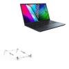 BoxWave Stand and Mount Compatible with ASUS VivoBook Pro 15 (K3500) - Pocket Aluminum Stand 3-in-1, Portable Multi Angle Viewing Riser - Metallic Silver view 1