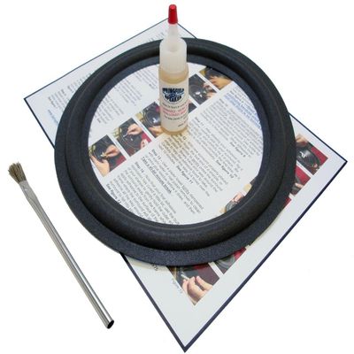 Springfield Speaker Foam Surround Edge Repair Kit - 1 Speaker Kit - 10 Inch - Compatible with Rockford Fosgate: XLC RFP2410, RFP-2810, Punch RFP1410, RFP1810, Many More