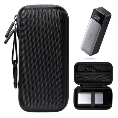 Alltravel Portable Charger Case for Anker 737 PowerCore 24K, Travel organizing case with mesh Pocket fir Charger Cords