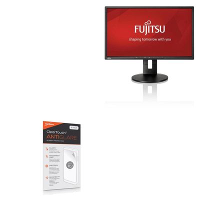 BoxWave Screen Protector Compatible with Fujitsu Display E22-8 TS Pro - ClearTouch Anti-Glare (2-Pack), Anti-Fingerprint Matte Film Skin