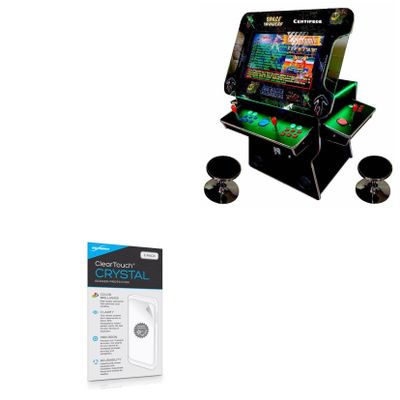 BoxWave Screen Protector Compatible with Creative Arcades 3-Sided Tilt (32 in) - ClearTouch Crystal (2-Pack), HD Film Skin - Shields from Scratches