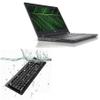 BoxWave Keyboard Compatible with Fujitsu LifeBook E5411 - AquaProof USB Keyboard, Washable Waterproof Water Resistant - Jet Black view 1