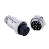 10pcs GX20 Connector 14 Pin Front Panel Straight Male and Female Connector view 1