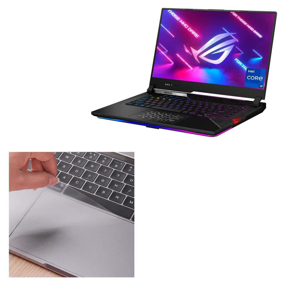 BoxWave Touchpad Protector Compatible with ASUS ROG Strix Scar 15 G533ZW-AS94 (15.6 in) - ClearTouch for Touchpad (2-Pack), Pad Protector Shield Cover Film Skin