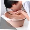 COLLBATH Plastic Wash Basin 16 Inch Large Round Multifunctional Household Basin for Foot Soaking Kitchen and Bathroom Use Anti-Slip Design view 3
