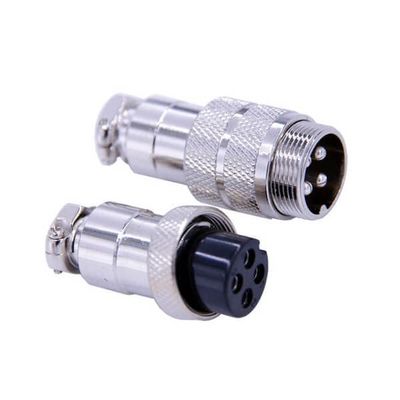 10pcs GX20 Connector 4 Pin Male Female Straight Cable Connector