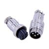 10pcs GX20 Connector 4 Pin Male Female Straight Cable Connector view 2