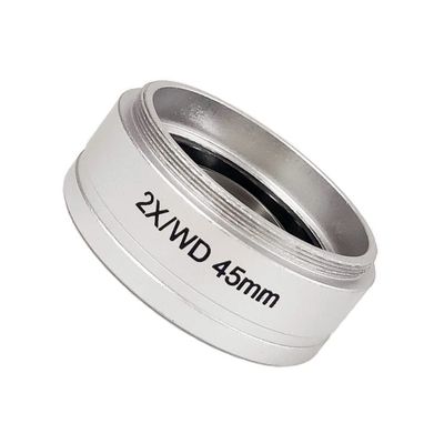 0.5X 0.7X 2.0X Barlow Auxiliary Objective Lens for 8X-50X Stereo Microscope Trinocular/Binocular Microscope Auxiliary Lens (Color : 2.0X)