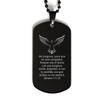Regalos religiosos para Mujer - No juzguen, para que no Sean juzgados. Porque con el juicio con que juzguen seran juzgados (Mateo 7:1-2) - placa de identidad con cierre deslizante - Pulseras de view 1