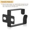 PATIKIL Server Rack Cable Management D Ring Hooks, 10 Set Wire Organizer Cable Organizers Vertical Mount Accessories for Network Cables Fiber Optic view 4