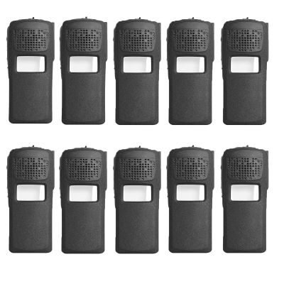 10Pack Black Replacement Repair Housing Case Front Cover Compatible with XTS2500 M1.5 Radio(Black)