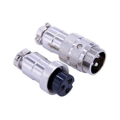 10pcs GX20 Connector 3 Pin Wire Male Female Straight Plug Connector