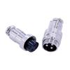 10pcs GX20 Connector 3 Pin Wire Male Female Straight Plug Connector view 2