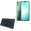 BoxWave Keyboard Compatible with Infinix Hot 11 Play - SlimKeys Bluetooth Keyboard - with Backlight, Portable Slim LED 7 Colors - Jet Black view 1