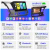 SizxNanv Android Touch Screen Compatible with Carplay Android Auto,Car Radio Stereo Bluetooth Navigation Multimedia Player GPS WiFi FM/AM Backup Camera forHonda Civic 2006 2007 2008 2009 2010 2011 view 3