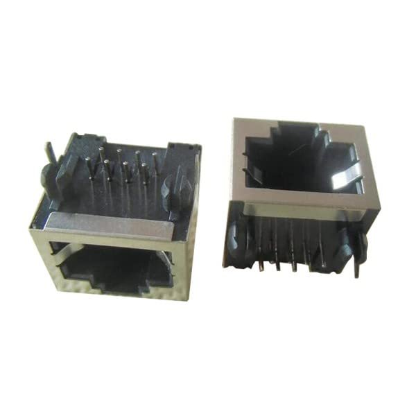 3pcs RJ45 Female PCB Mount Jack Connector Shield 90degree 8P8C DIP 3.0PIN Without Shrapnel and LEDs