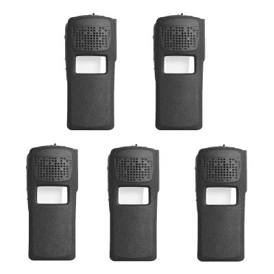 5Pack Black Replacement Repair Housing Case Front Cover Compatible with XTS2500 M1.5 Radio(Black)