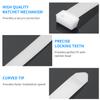 Armpow 40 inch White Zip Ties Heavy Duty 15 PCS, 440 LBS Ultra Exclusive Strong Plastic Wire Ties, Large Cable Ties Extra Long Tie Wraps, Indoor and Outdoor UV Resistant view 4