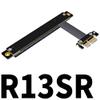ADT-Link pcie 3.0 x1 to x16 Flexible Flat Extension FFC Riser Card Adapter PCI-E Extender Cable (30cm, R13SR) view 2