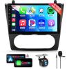 8 CORE 6G+128G Car Radio Stereo for Nissan Altima 2008-2012 with Wireless CarPlay Android Auto, 9 Inch 1280 * 720P IPS Touch Screen Android 13 GPS WiFi Bluetooth 32-Band DSP SWC Camera (Manual A/C) view 1