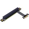 ADT-Link pcie 3.0 x1 to x16 Flexible Flat Extension FFC Riser Card Adapter PCI-E Extender Cable (50cm, R13SL) view 1