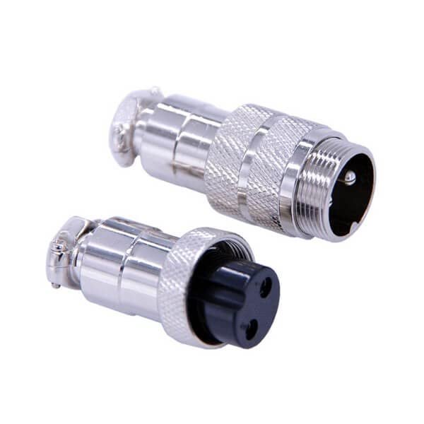 10pcs GX20 Connector 2 Pin Male Female Straight Docking Cable Connector