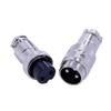 10pcs GX20 Connector 2 Pin Male Female Straight Docking Cable Connector view 2