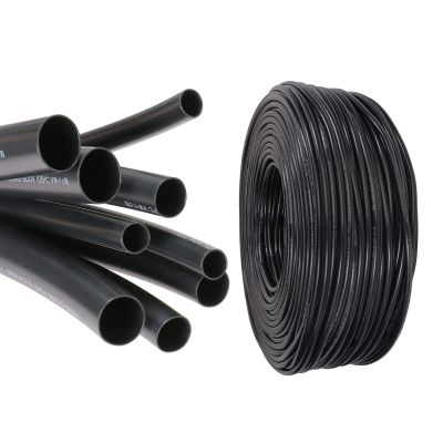 Sonoreboom Automotive Black 1/2'' - 15 FT PVC Wiring Insulation Tube - Wire Shielding/Sheathing Unshrinkable Tubing Cord Protector, Organized and Cover