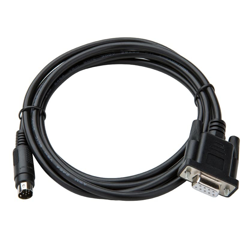 TK6070-FX for FX Series and TK6070IH TK6070IK TK6070IP Man-Machine Touch Screen PLC Connection Cable Communication Cable (Black 2m)