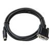 TK6070-FX for FX Series and TK6070IH TK6070IK TK6070IP Man-Machine Touch Screen PLC Connection Cable Communication Cable (Black 2m) view 1