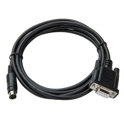 TK6070-FX for FX Series and TK6070IH TK6070IK TK6070IP Man-Machine Touch Screen PLC Connection Cable Communication Cable (Black 3m)