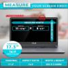 PYS 17" Laptop Privacy Screen Protector - Removable 17.3 Inch 16:9 Laptop Screen Privacy Shield, Anti Glare & Blue Light Screen Filters for Lenovo Hp Dell Acer Asus Thinkpad Envy Xps view 2