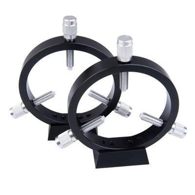 Telescope Accessory Set 90mm 102mm 6-Point Guide Scope Rings with Raiser Blocks Set Astronomical Telescope Accessories B212/B213-S7931 Telescope Camera (Color : 102mm B213-S7931)