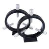 Telescope Accessory Set 90mm 102mm 6-Point Guide Scope Rings with Raiser Blocks Set Astronomical Telescope Accessories B212/B213-S7931 Telescope Camera (Color : 102mm B213-S7931) view 1