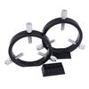 Telescope Accessory Set 90mm 102mm 6-Point Guide Scope Rings with Raiser Blocks Set Astronomical Telescope Accessories B212/B213-S7931 Telescope Camera (Color : 90mm B212-S7931) view 1