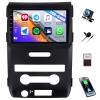 2G+64G Car Stereo Radio for Ford F150 2009 2010 2011 2012, 9" Touch Screen Radio Android 13 Head Unit with Wireless Carplay Android Auto GPS Bluetooth WiFi SWC FM RDS Mirror Link HD Backup Camera view 1