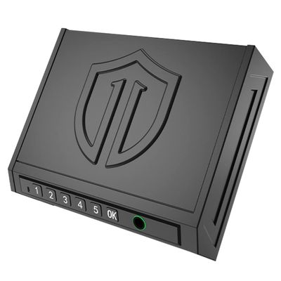 Gun Safe, Upgrade Biometric Gun Safes for Pistols Quick Access Gun Lock Box with Fingerprint & Digital Keypad, Portable Handgun Safe with Auto Open Lid, Home Bedside Firearm Safety Car Safe