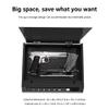 Gun Safe, Upgrade Biometric Gun Safes for Pistols Quick Access Gun Lock Box with Fingerprint & Digital Keypad, Portable Handgun Safe with Auto Open Lid, Home Bedside Firearm Safety Car Safe view 3